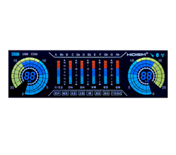 VA full view+multi color screen printed LCD